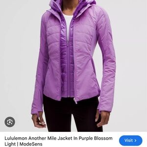 Lululemon first mile purple size 4
